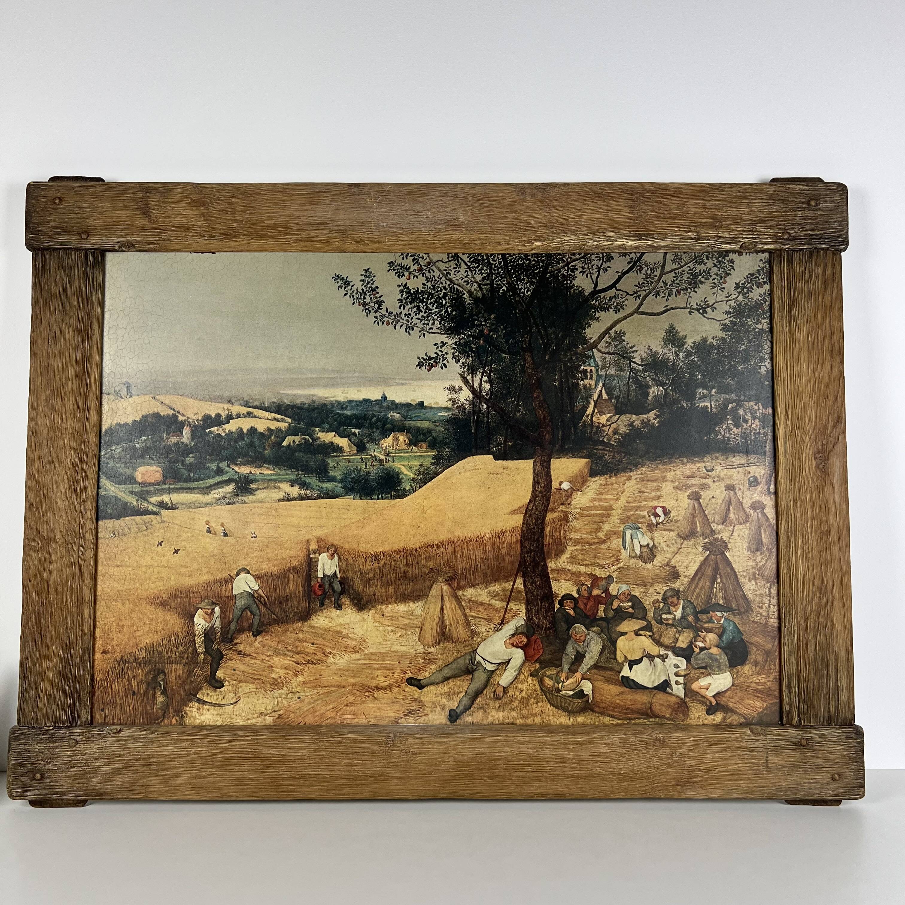 Large Painting Chromolithography Renaissance Bruegel the Elder 16th Century