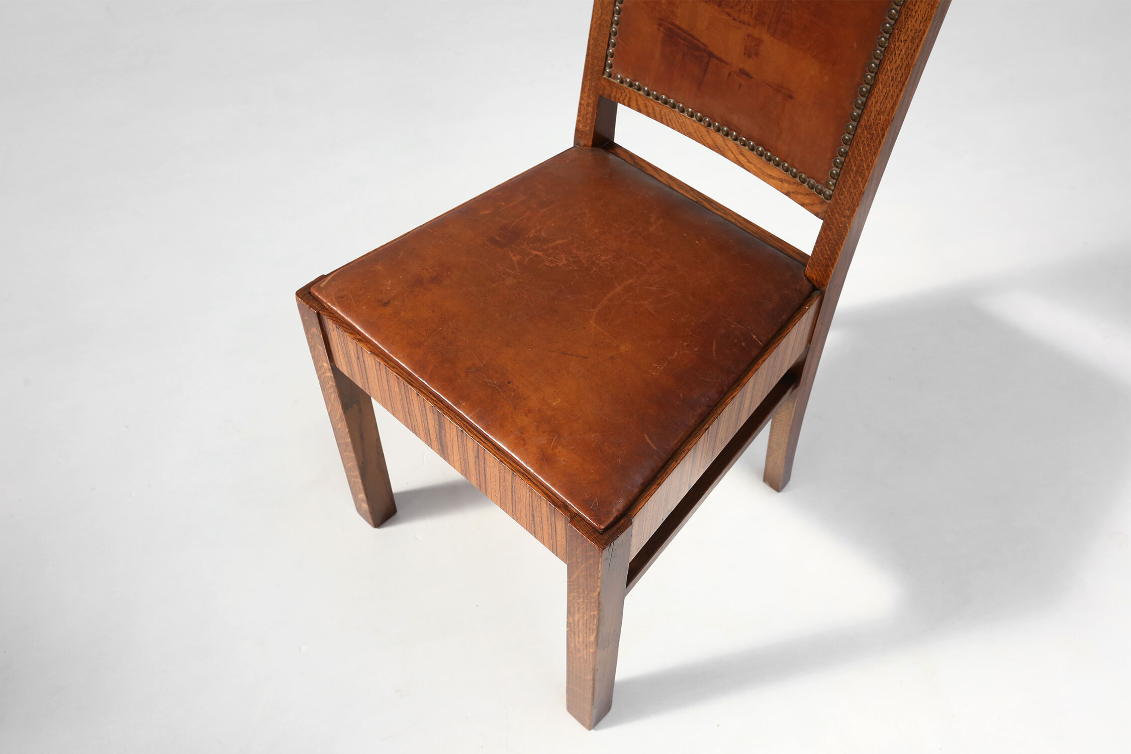 Six Art Deco dining chairs by De Coene Ca.1930