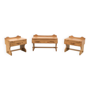 Ensemble de 3 cabinets - pin