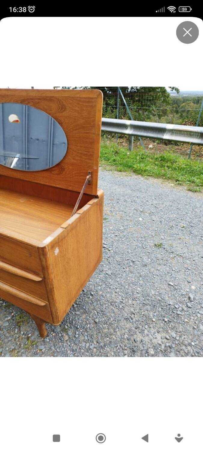 Teak dressing table
