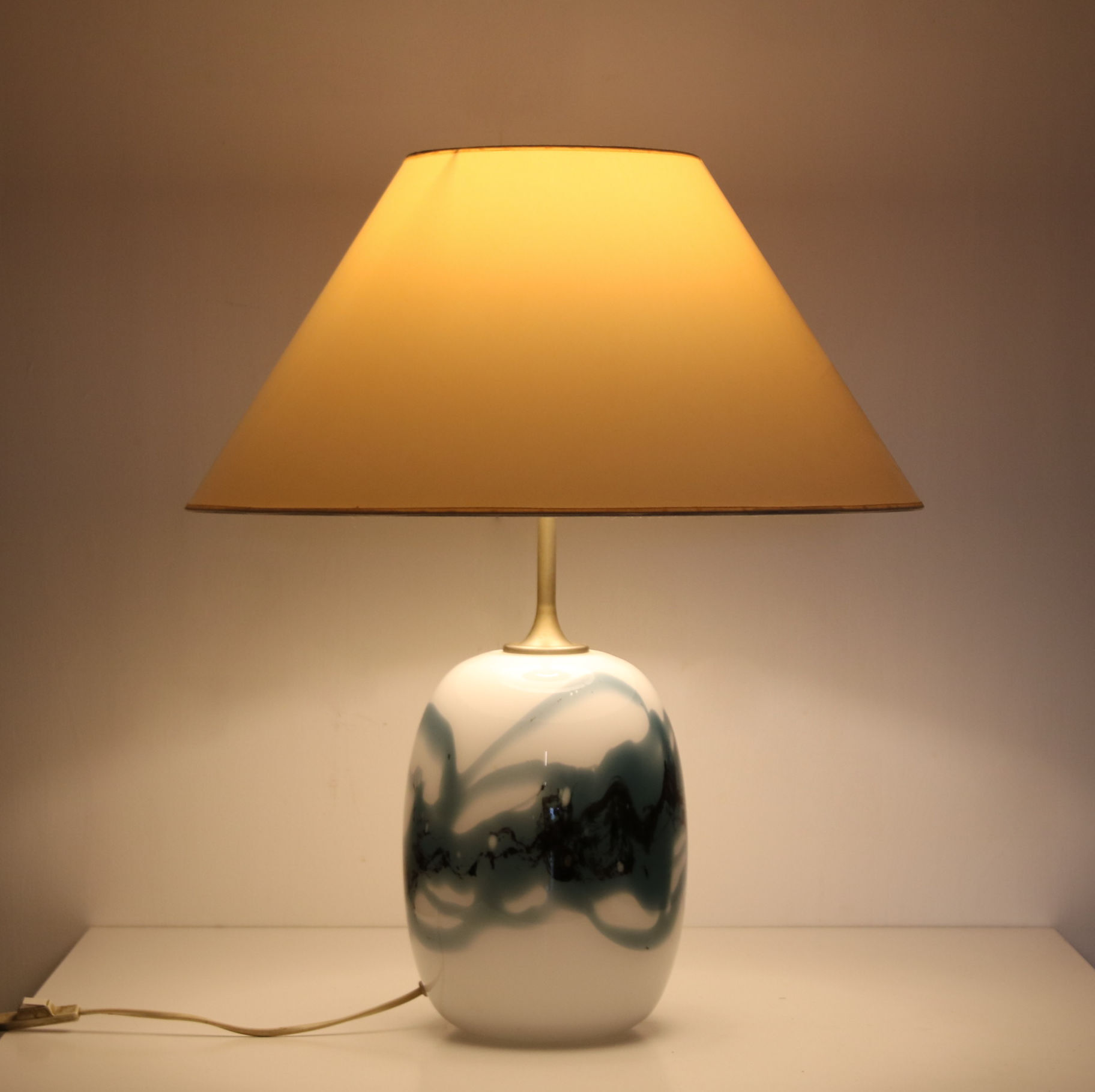 1970s Table lamp by Holmegaard in Denmark