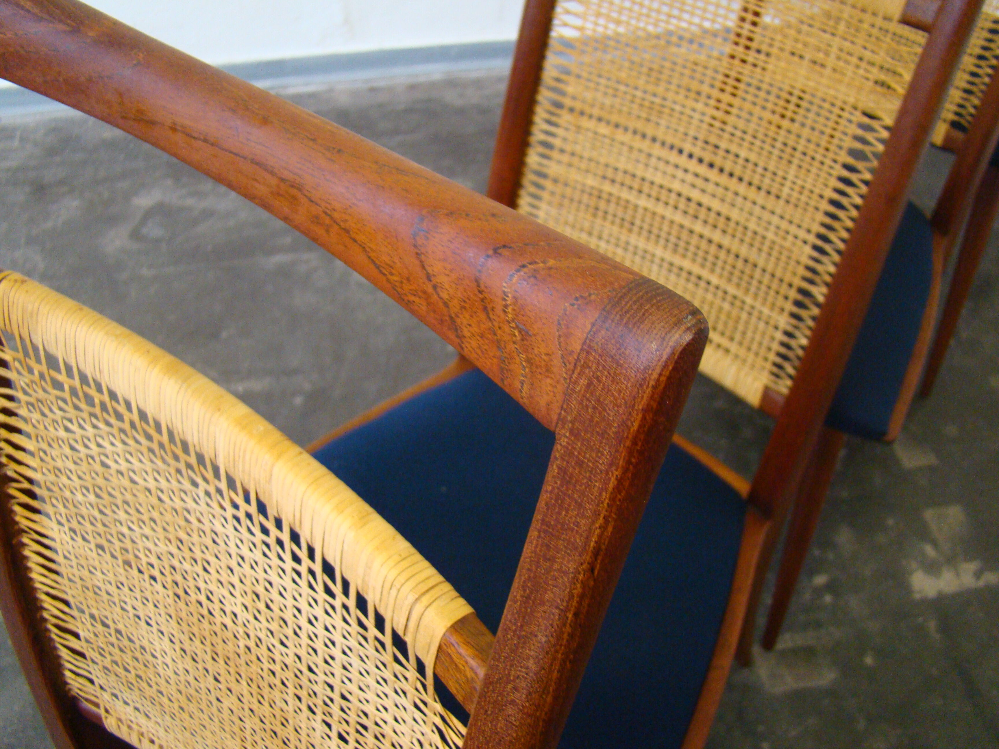 Quatre chaises vintage pour Lubcke