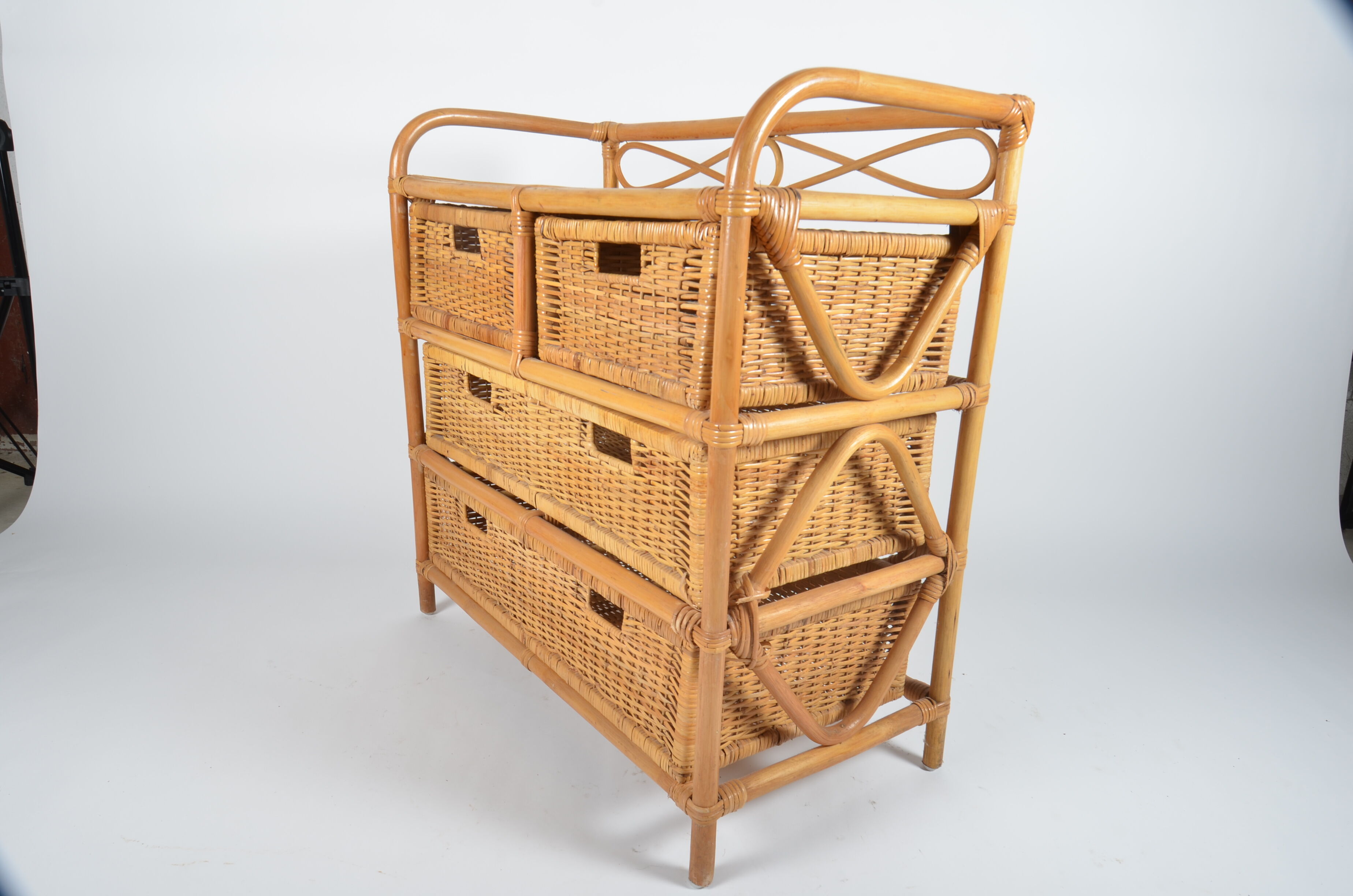 Rattan dresser