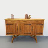 Vintage rattan sideboard from the 50/60s