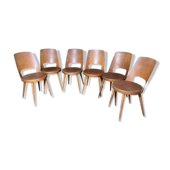 Suite de 6 chaises bistrot Baumann MONDOR