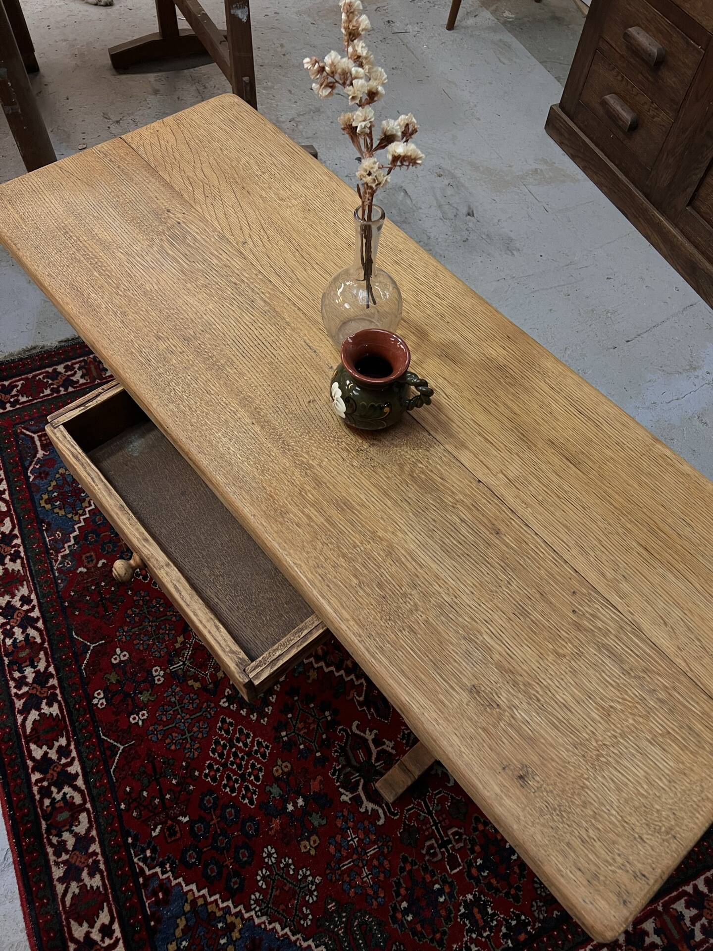 Old oak chalet coffee table