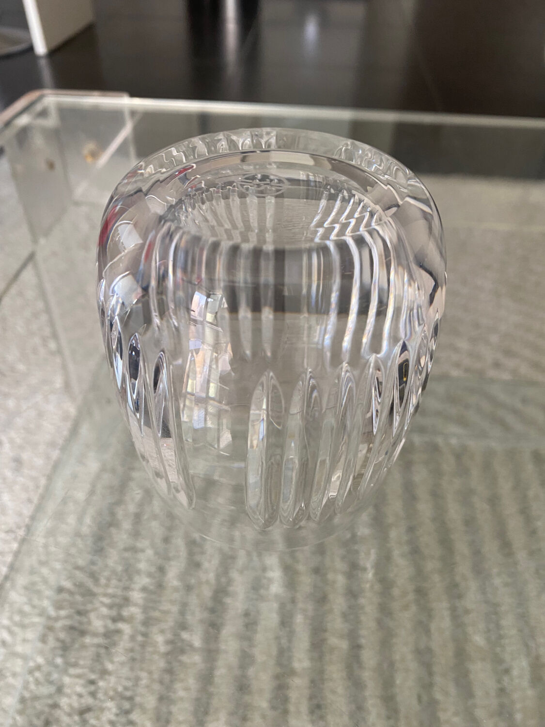 Saint Louis Crystal Glass Goblet Signed