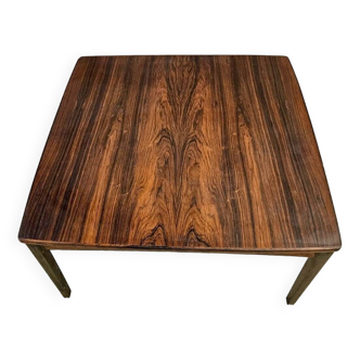 Table basse danoise en palissandre 1960