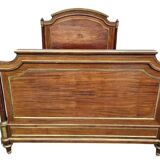 Napoleon bed in mahogany and gilded brass, Empire style