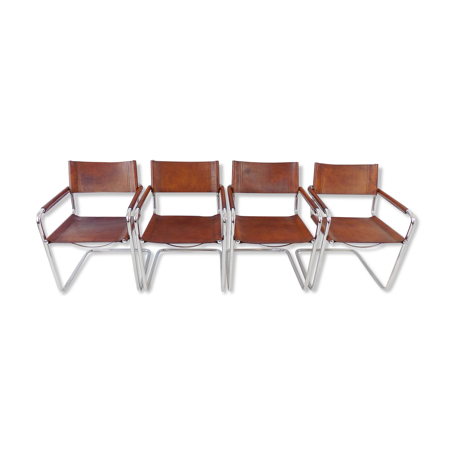 Lot de 4 fauteuils MG5 de Matteo Grassi