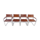 Lot de 4 fauteuils MG5 de Matteo Grassi