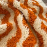 Traditional handmade Beni Ouraine rug, size 140 x 260 cm