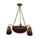 Suspension in art deco glass paste