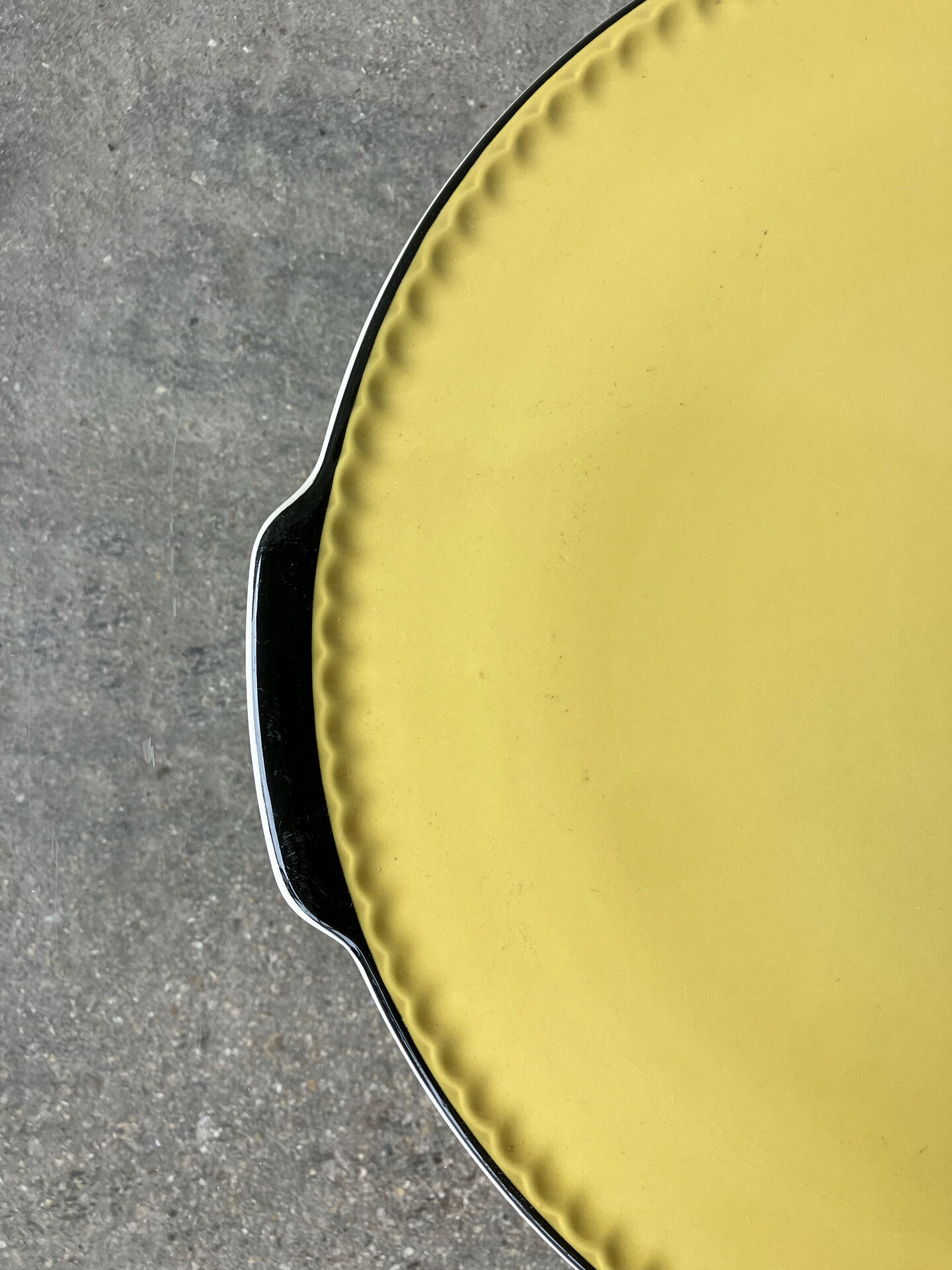 Serving dish Villeroy & Boch Yellow and black 1950s
