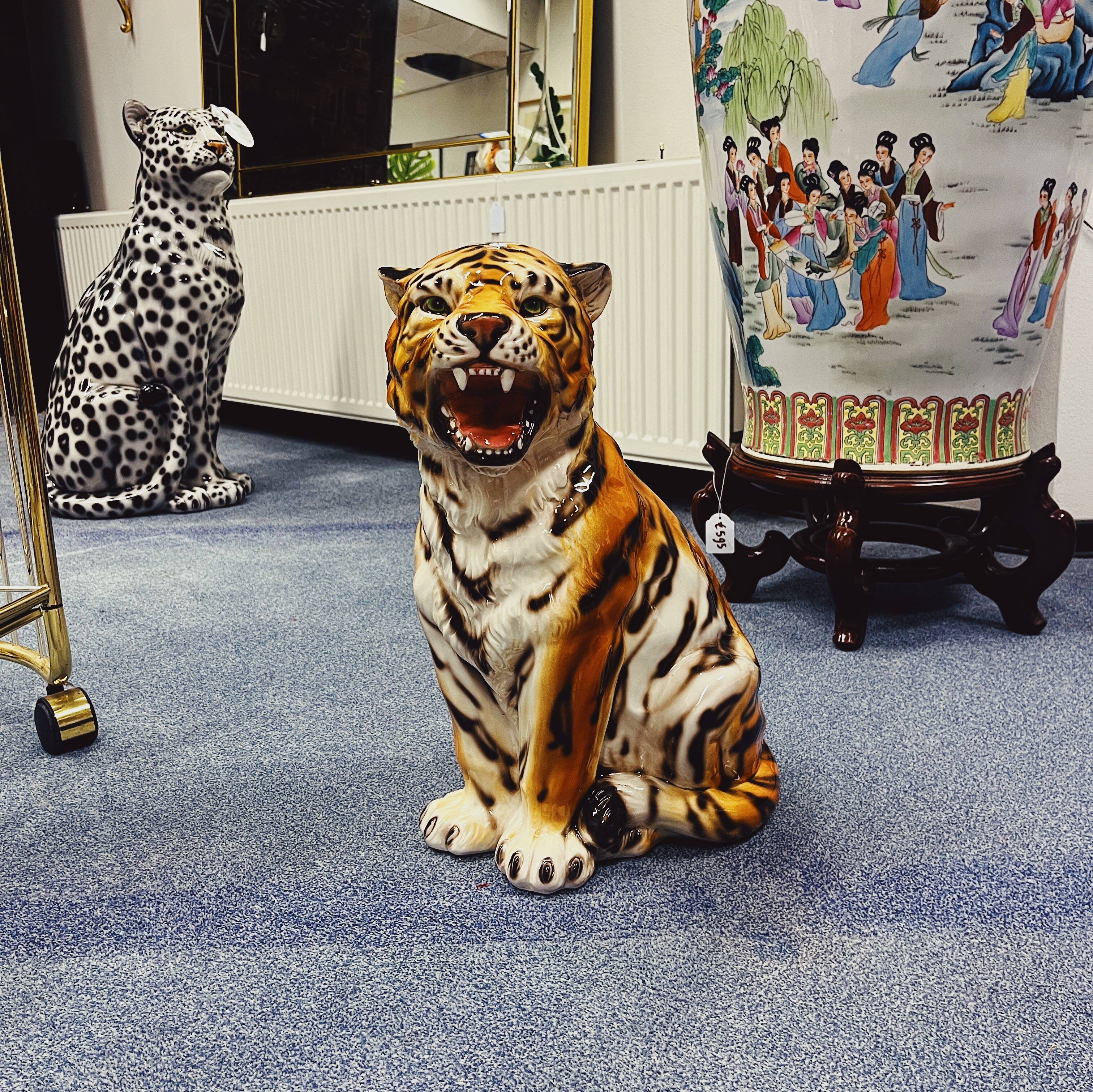 Tiger Statue Ceramic