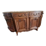 Louis VX ocher marble sideboard