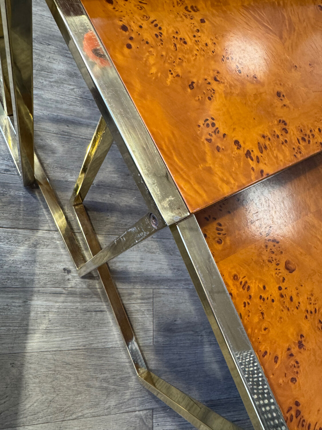 Nest of tables in elm burl