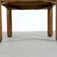 Beech coffee table with a blue formica top, France – 1960s