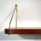 Set of two floating shelves, Danmark, 1960s