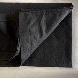 Nappe en toile de lin noire Le Bon Marché