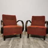 Pair of armchairs by Jindrich Halabala