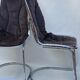 Pair of  gastone rinaldi chrome dining chairs