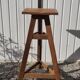 Old sculptor's pedestal