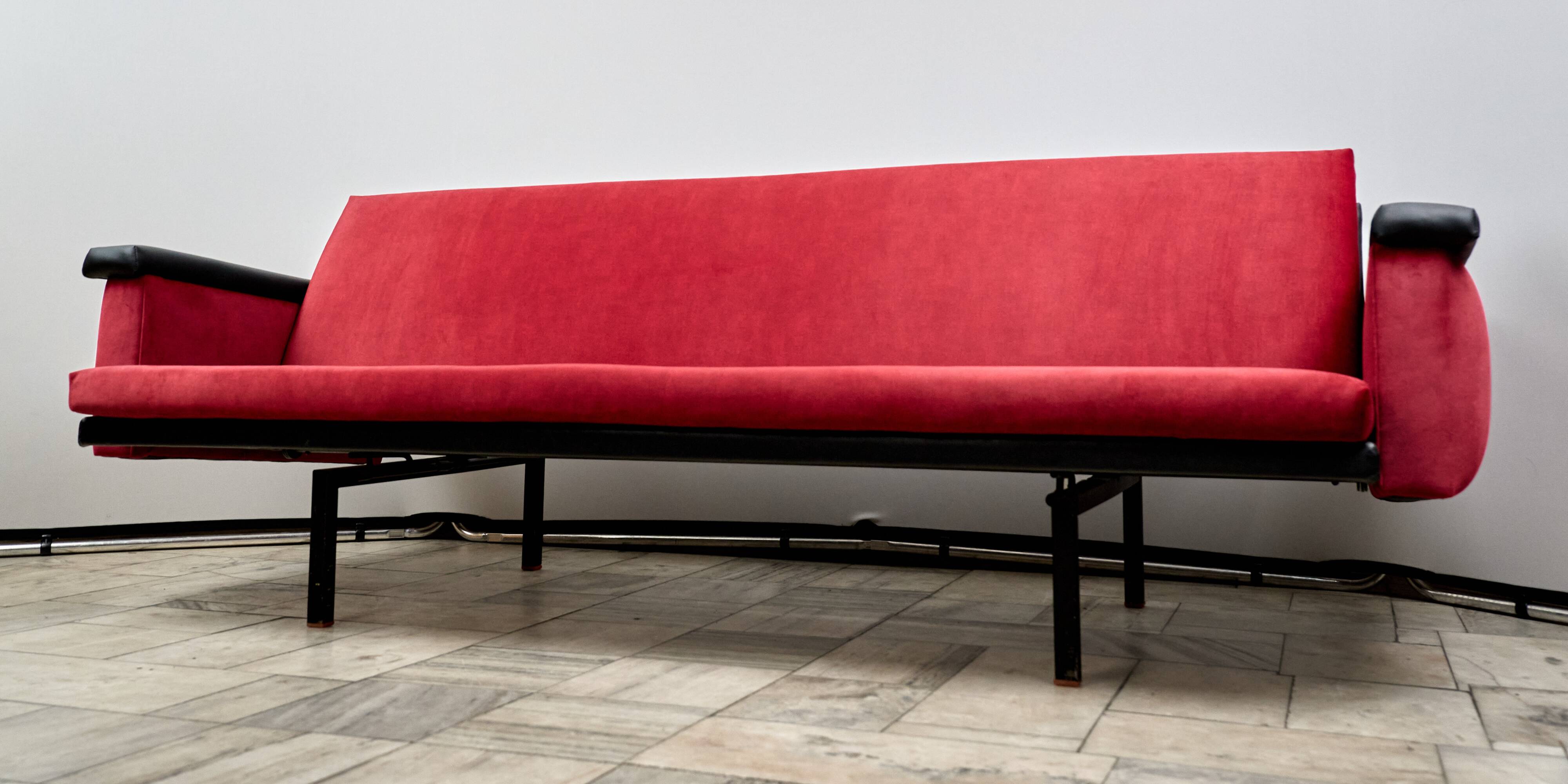 Vintage Industrial Sofa bed, 1960s, Czechoslovakia