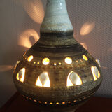 Ceramic lamp "georges pelletier" 1970
