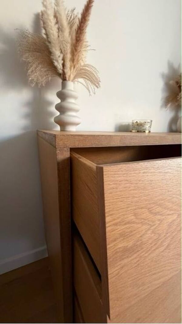 Grande Commode Double Vintage / Style Scandinave (6 tiroirs)