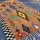 Handmade Berber rug, natural wool, 3x2 m