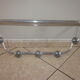 Aluminum coat rack from the 1950s