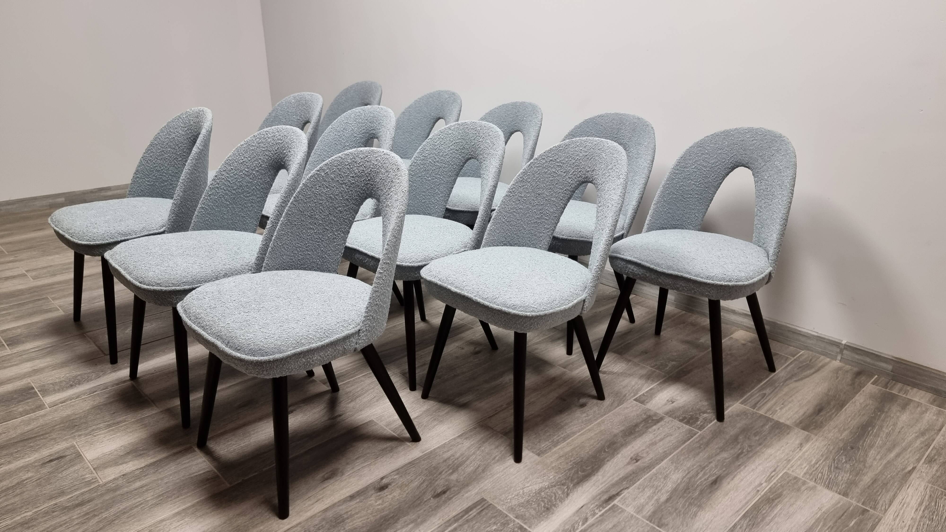 Chaises de Salle à Manger par Antonin Suman, 1960s, Set de 12