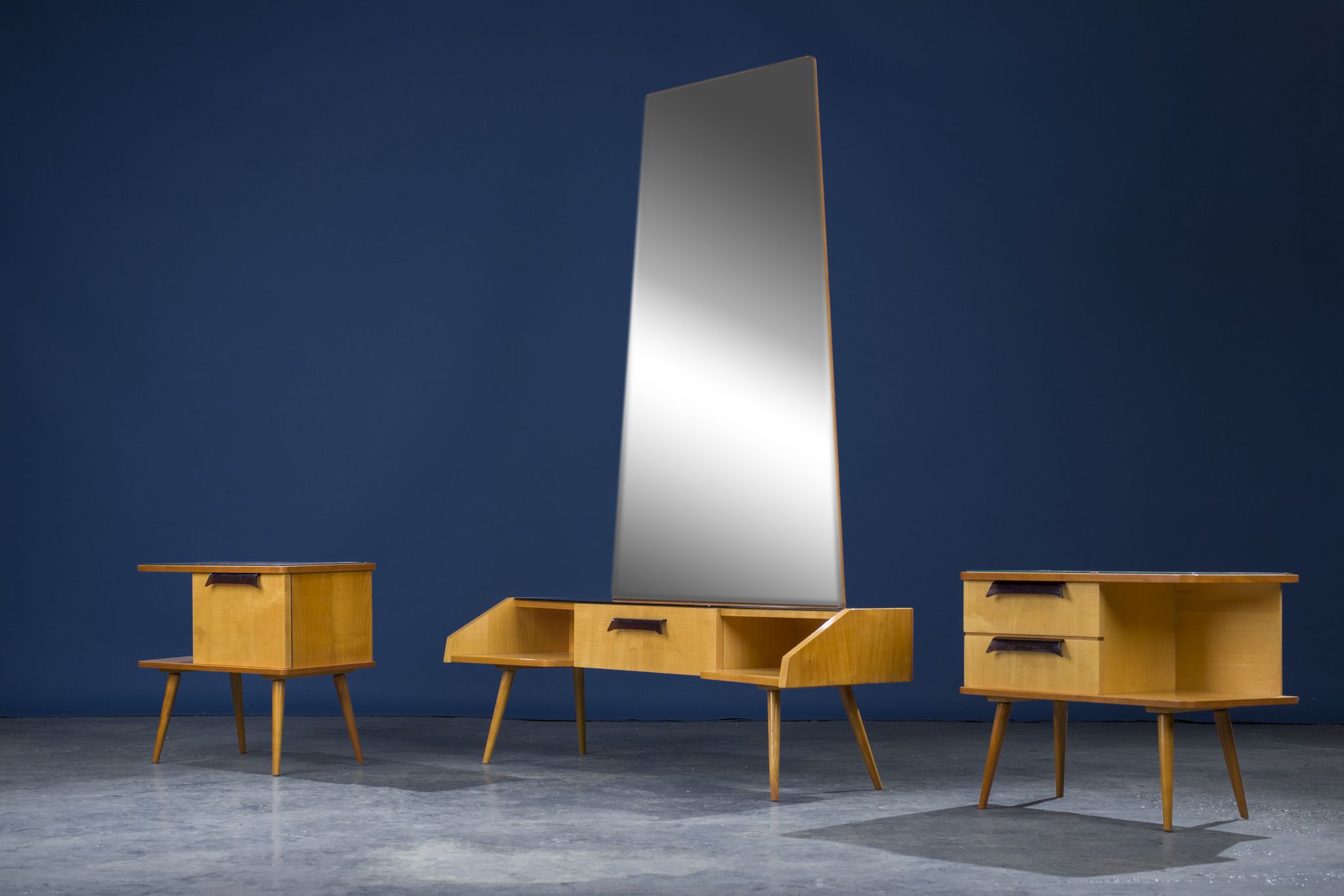Vintage dressing table and 2 bedside tables 1960