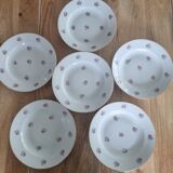 Set of 6 vintage plates