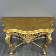 Console dorée sculptée, XXème siècle