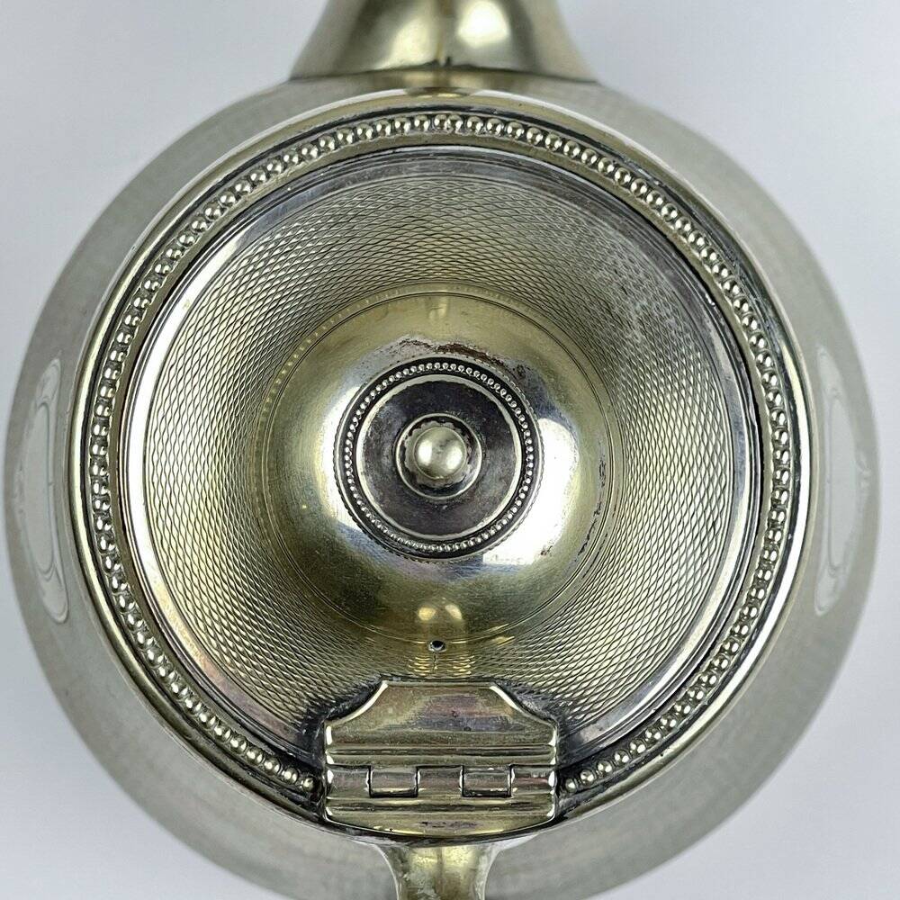 Silver-plated coffee pot by Benetfink & Co.