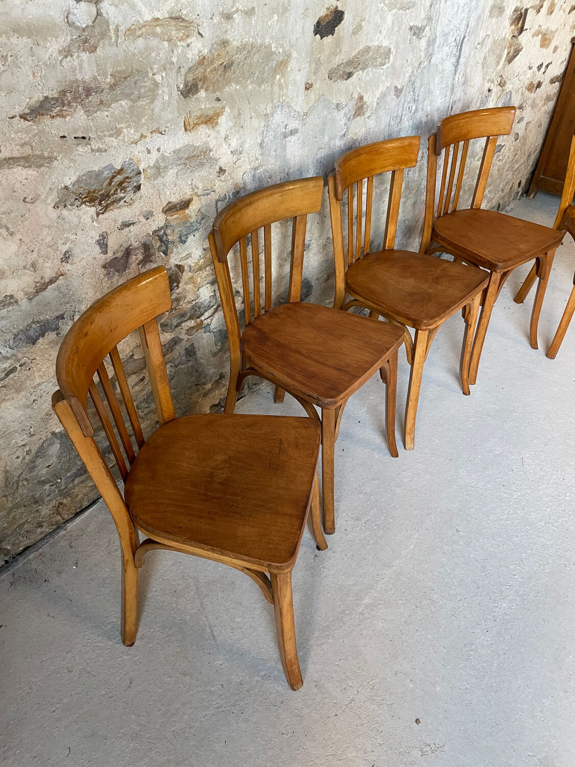 Baumann wooden chairs – Lot