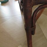 Bamboo and bentwood armchair from the 60s