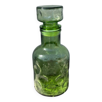 Green glass bottle 1970