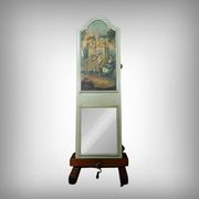 Painted wooden trumeau mirror, Louis XV style – first part of the 20th century