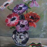 Paule Rozier 1910-1989, bouquet at the ashtray
