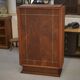 Art Deco mahogany wardrobe, signed A. Bicchierini, 1940s.