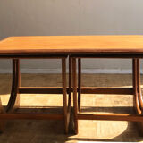 Sets of 3 teak coffee tables edition G plan from the 1960s.