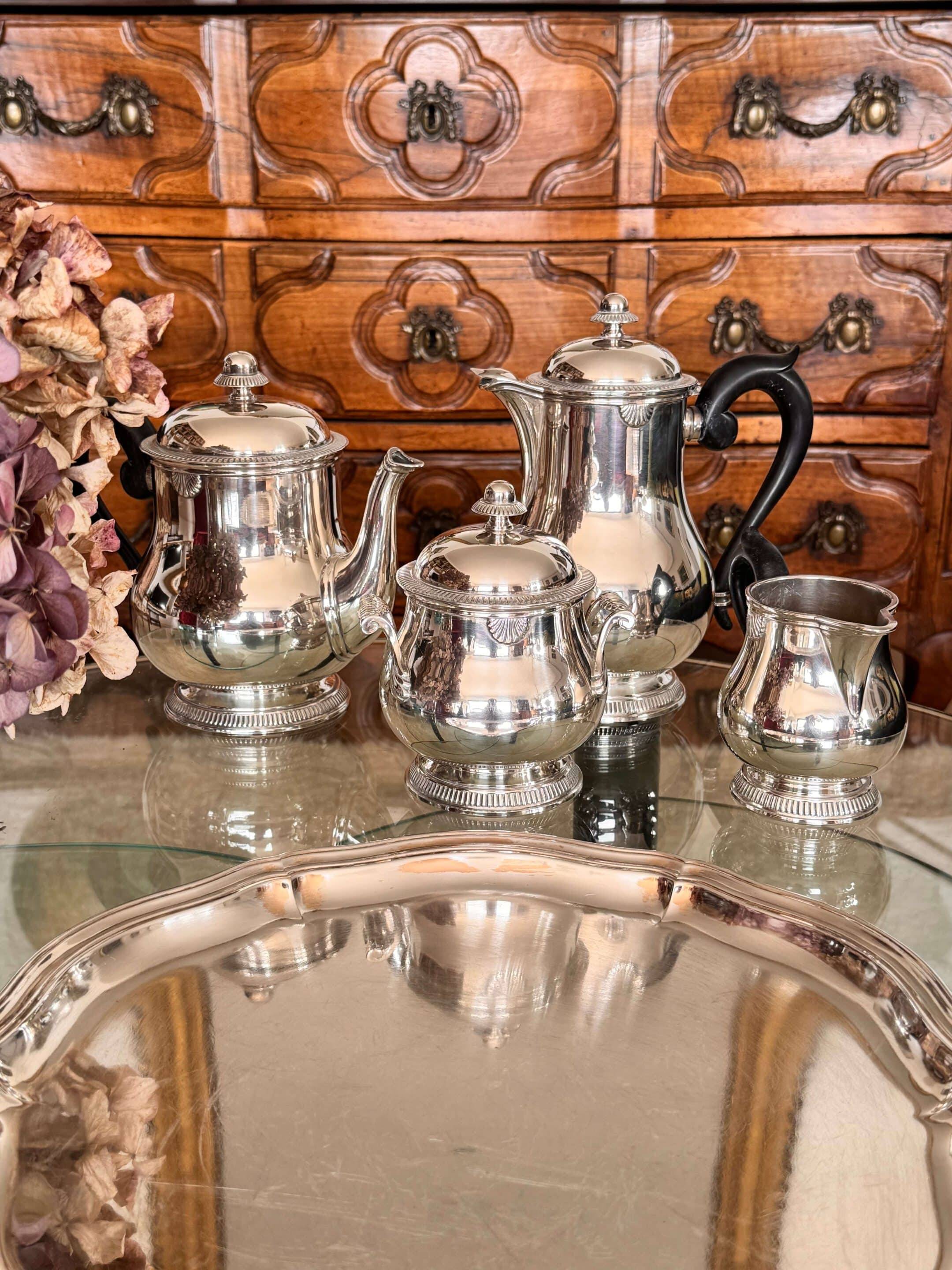 Antique Ercuis tea and coffee set from the 1960s