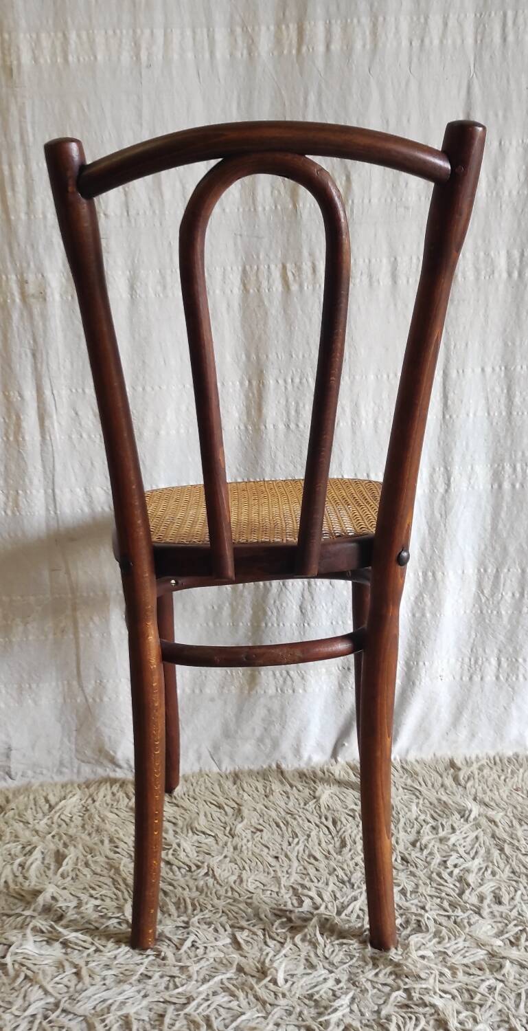 Bentwood and cane chair - early 20th century