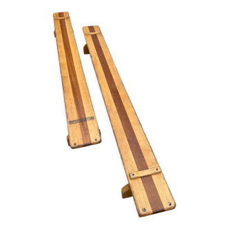 Set of 2 vintage gymnastics benches
