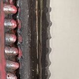 Large format ceramic wall mirror