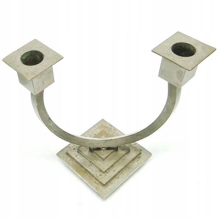 CK7 Art Deco Two-Arm Candle Holder