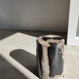 Side table in petrified wood